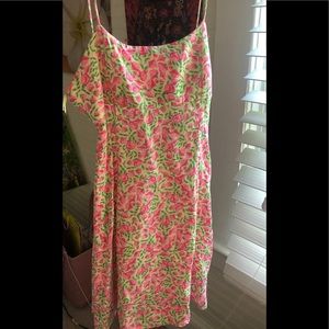 Zara floral mini dress